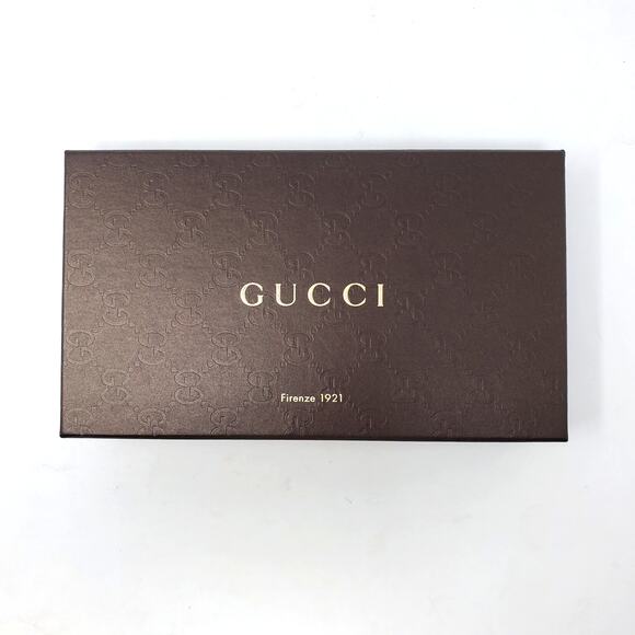 GUCCI Microguccissima GG Micro Logo Leather Zip Around Continental Wallet Brown - Picture 12 of 13